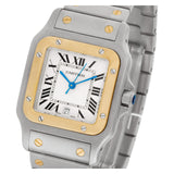 Rolex Santos 1566 Stainless Steel White dial 28mm Quartz watch