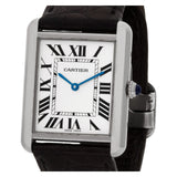 Cartier Tank Solo WSTA0028 Stainless Steel White dial 27mm Quartz watch