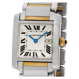 Cartier Tank Francaise 2465 Stainless Steel White dial mm Quartz watch