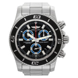 Breitling Super Ocean a73310 Stainless Steel Black dial 45mm Quartz watch