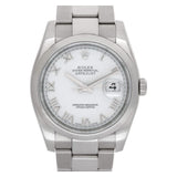 Rolex Datejust 116200 in Stainless Steel White dial 36mm Automatic watch