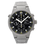 IWC Rattrapante 3716 titanium Black dial 43mm auto watch