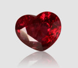 HEART-SHAPED VIVID RED RUBY, 2.27 CARATS, UNHEATED (GRS)