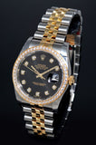 Rolex 36mm Oyster Perpetual gents "Datejust" chronometer in 18KYG & S