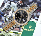 Rolex 36mm Oyster Perpetual gents "Datejust" chronometer in 18KYG & S