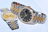 Rolex 36mm Oyster Perpetual gents "Datejust" chronometer in 18KYG & S