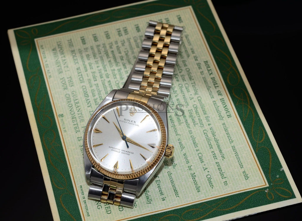 Rolex Circa 1962 34mm Oyster Perpetual Chronometer