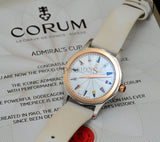 Corum lady's 32mm Admiral Cup 020.100.24/0049-PN12 Pearl dial Naval flags
