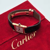 Cartier vintage 1979 "Tank Chinois" manual winding in 18KYG with factory archive