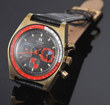 Tissot C.1960s "PR 516" Chronograph in gold plated case with tachymetre and puls