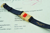 Patek Philippe & Co. Geneve C.1938 rectangular manual winding watch in 18KYG