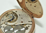 Stayte, 49mm Swiss Open face pocket watch in English 9K Pink Gold case
