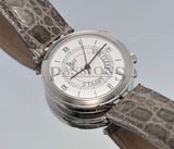 Van Cleef & Arpels 36mm "Memento" Memovox alarm watch by Jaeger LeCoultre