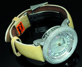Roberge 41mm "Pavo" Gents automatic+date in Steel with Diamonds
