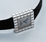 Chopard, 25mm lady's "Ice Cube" by De Grisogono in 18KWG with diamonds dial