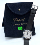 Chopard, 25mm lady's "Ice Cube" by De Grisogono in 18KWG with diamonds dial