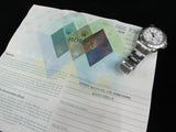 2004 ROLEX EXPLORER 2 16570 WHITE DIAL (NO HOLE CASE) WITH BOX AND PAPER