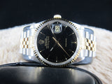 1987 ROLEX AIR KING DATE 5701 ORIGINAL GILT DIAL WITH FLUTED BEZEL