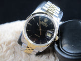 1987 ROLEX AIR KING DATE 5701 ORIGINAL GILT DIAL WITH FLUTED BEZEL
