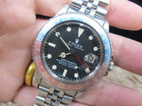 1977 ROLEX GMT MASTER 1675 MK2 DIAL PEPSI WITH BOX AND PAPERS