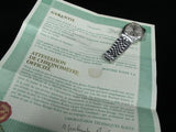 1972 ROLEX DATEJUST 1601 SS ORIGINAL SILVER SIGMA DIAL WITH BOX AND PAPERS