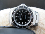 2001 ROLEX SUBMARINER 14060 (SWISS MADE DIAL) WITH BOX AND PAPER