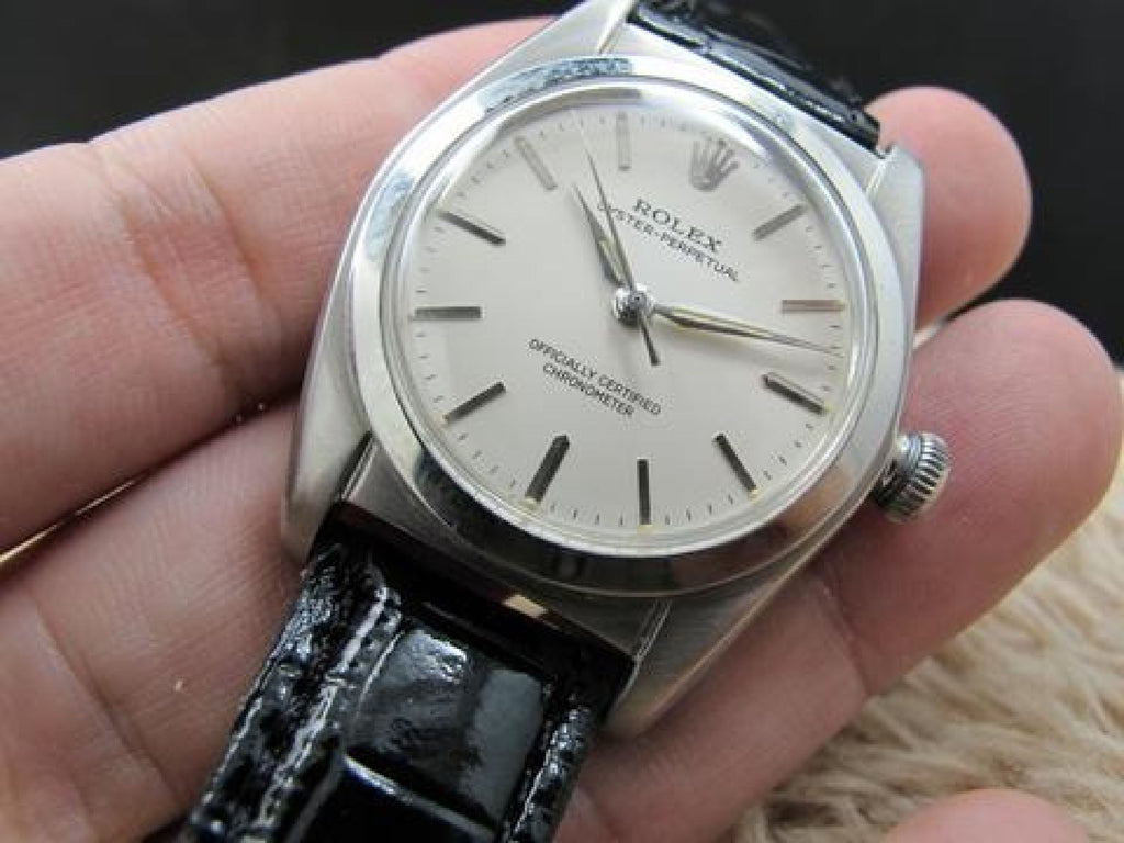 1944 ROLEX BUBBLEBACK 2940 WITH ORIGINAL SILVER DIAL – Luxify