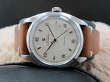 1951 ROLEX OYSTER PERPETUAL 6098 WITH ARABIC DIAL BIG BUBBLEBACK (36MM)