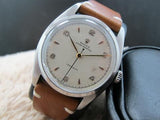 1951 ROLEX OYSTER PERPETUAL 6098 WITH ARABIC DIAL BIG BUBBLEBACK (36MM)