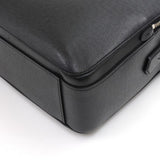 Louis Vuitton Black Ardoise Taiga Leather Soft Sided Briefcase Travel Bag