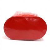 Chanel Red Vinyl Waterproof Large Bucket Hobo Bag - Limited Edition
