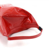 Chanel Red Vinyl Waterproof Large Bucket Hobo Bag - Limited Edition