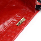 Chanel Red Vinyl Waterproof Large Bucket Hobo Bag - Limited Edition
