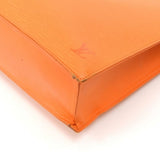 Louis Vuitton Sac Plat PM Orange Epi Leather Tote Handbag