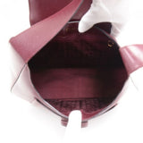 Cartier Burgundy Leather Medium Rounded Bottom Shoulder Bag