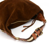 Louis Vuitton Onatah GM Brown Suede Leather Shoulder Bag - 2006 Limited