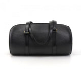 Louis Vuitton Soufflot Black Epi Leather Handbag + Pouch