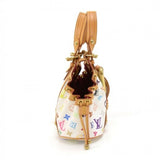 Louis Vuitton Theda PM White Multicolor Monogram Canvas Handbag