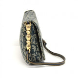 Christian Dior Maris Pearl Navy Monogram Canvas Flap Shoulder bag - Rare Bag