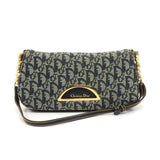 Christian Dior Maris Pearl Navy Monogram Canvas Flap Shoulder bag - Rare Bag