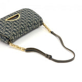 Christian Dior Maris Pearl Navy Monogram Canvas Flap Shoulder bag - Rare Bag