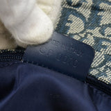 Christian Dior Maris Pearl Navy Monogram Canvas Flap Shoulder bag - Rare Bag