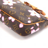 Louis Vuitton Pochette Accessoires Brown Monogram Cherry Blossom Hand Bag