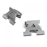 CUFFLINKS LETTER “A” WHITE GOLD