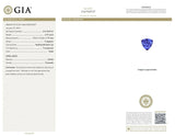 6.97ct DARK Tanzanite and 1.00ctw Diamond Pendant/Necklace (GIA CERTIFIED)