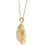 10.82ct Opal and 0.06ctw Diamond Pendant/Necklace