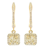 1.92ctw Diamond Dangle Earrings