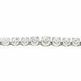 9.45ctw Diamond 14K White Gold Tennis Bracelet