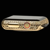 Luxury Apple Watch series 4 by Legend, 24k gold hand engraved case - Tempo