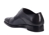 TOM FORD MENS DARK GRAY LEATHER GIANNI LACE UP OXFORDS